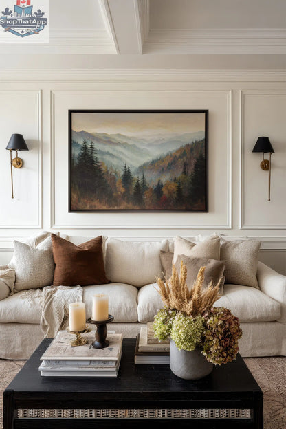 MOUNTAIN MORNING II Stretched Canvas Artwork - Shopthatapp.ca