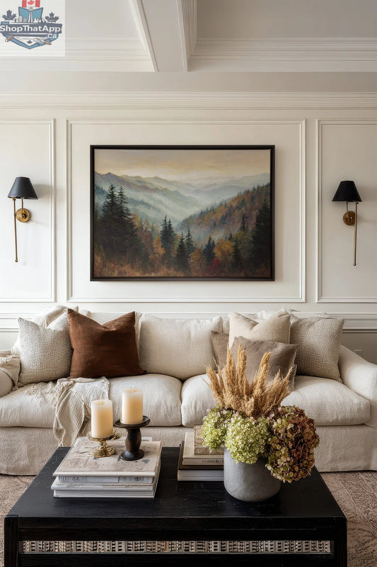 MOUNTAIN MORNING II Stretched Canvas Artwork - Shopthatapp.ca