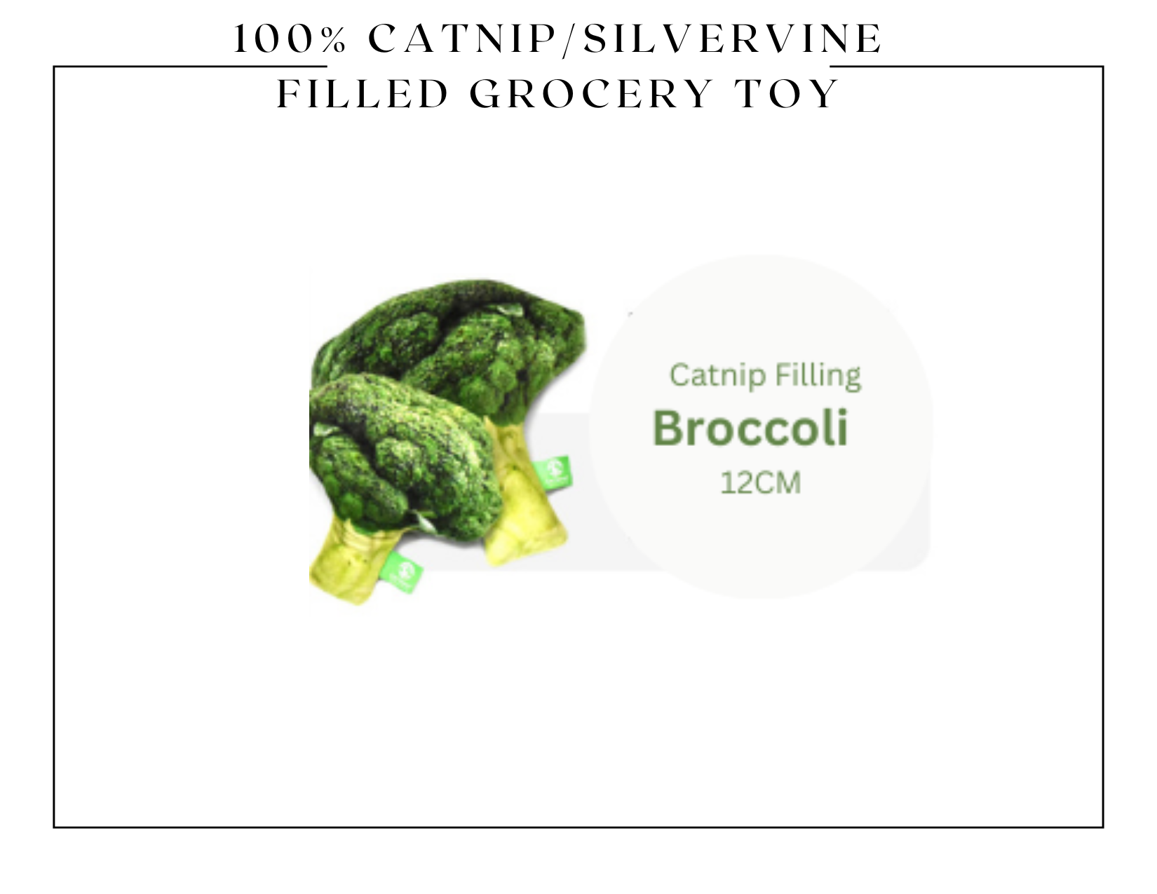 100% Silvervine Catnip Cuddle Toy - Grocery Shaped Plush for Cats - Shopthatapp.ca