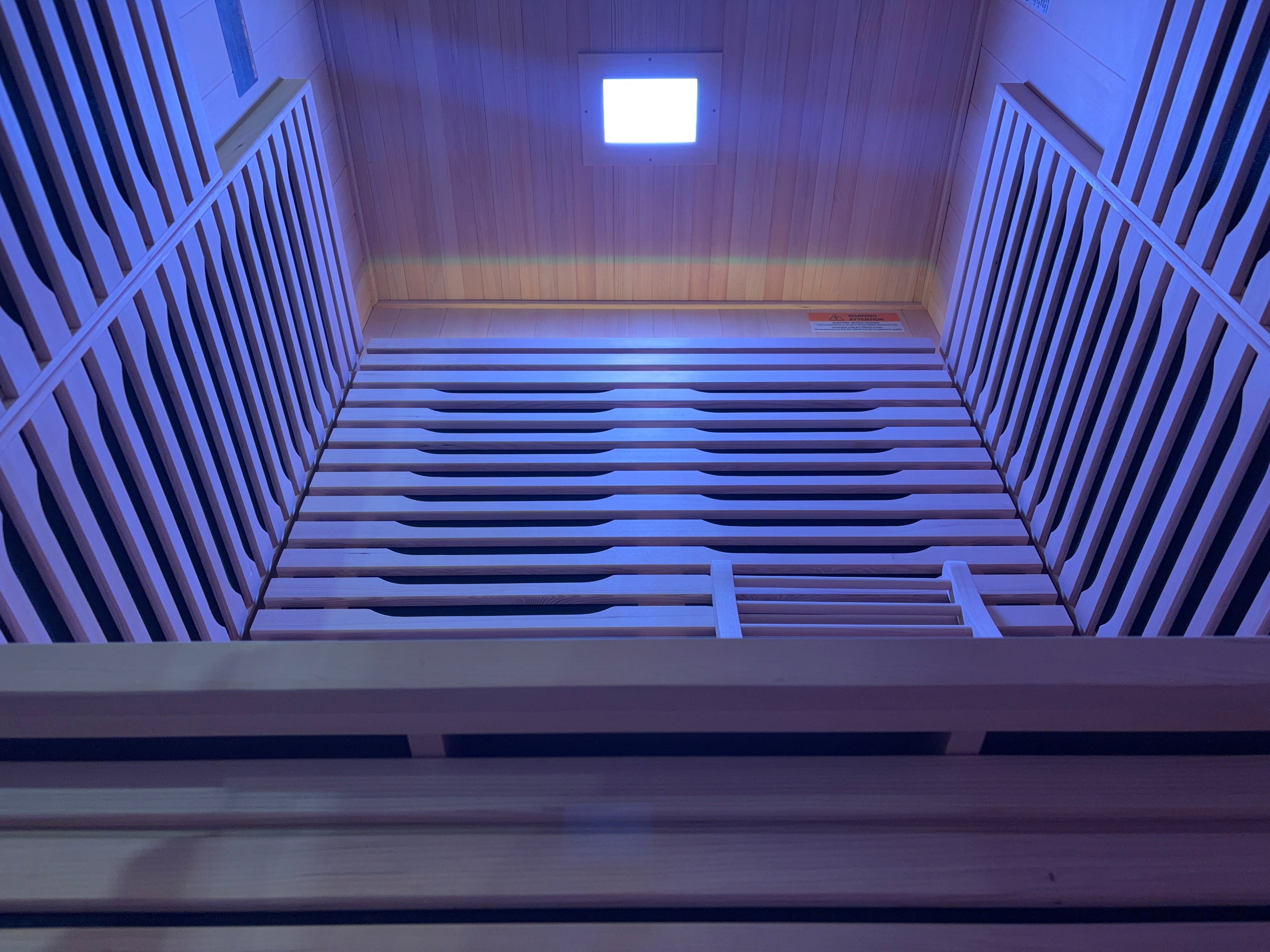 Blisspod | Milano | Full Spectrum Sauna Canadian Hemlock Ultra Low EMF, 6 Far Infrared & Red Glass Heater & Chromotherapy – 2 Person - Www.Shopthatapp.ca