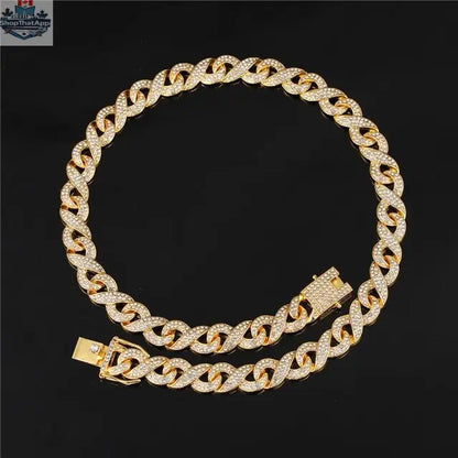13mm Gold Infinity Link Chain - Shopthatapp.ca