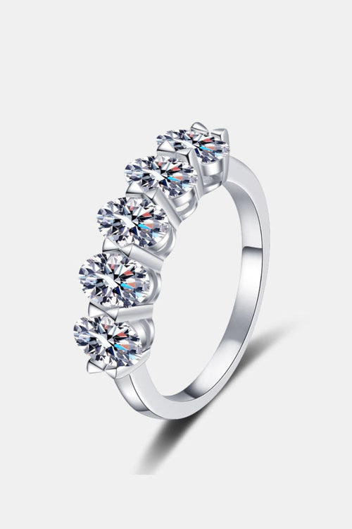 2.5 Carat Moissanite Ring in 925 Sterling Silver - Shopthatapp.ca