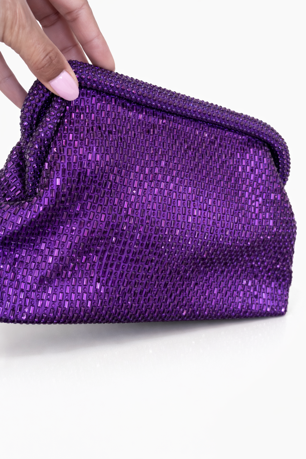 Elevate Your Style with the Purple Evening Clutch