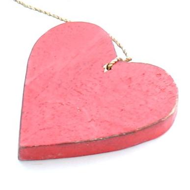 Wooden Heart Ornament - Charming Hanging Decoration for Home - Shopthatapp.ca