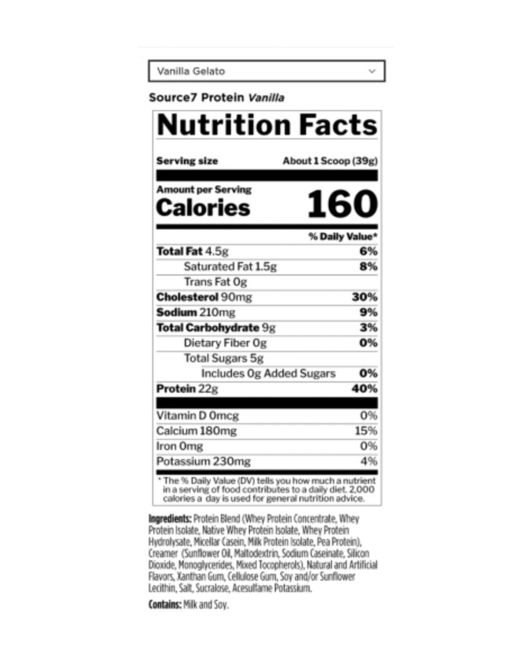 Rule1 Source 7 Protein Powder - Www.Shopthatapp.ca