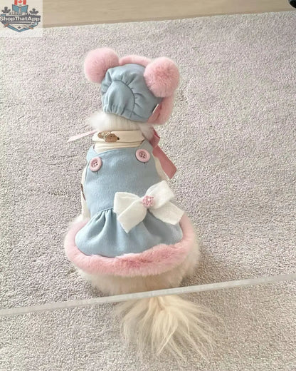 Baby Blue Easter Bunny Outfit – Easter Dog Hat Set - Shopthatapp.ca