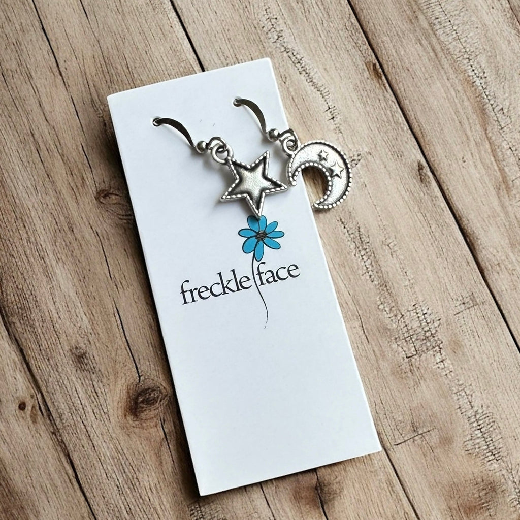 Mixed Moon Star Earrings - Enchanting Celestial Jewelry for Every Occasion