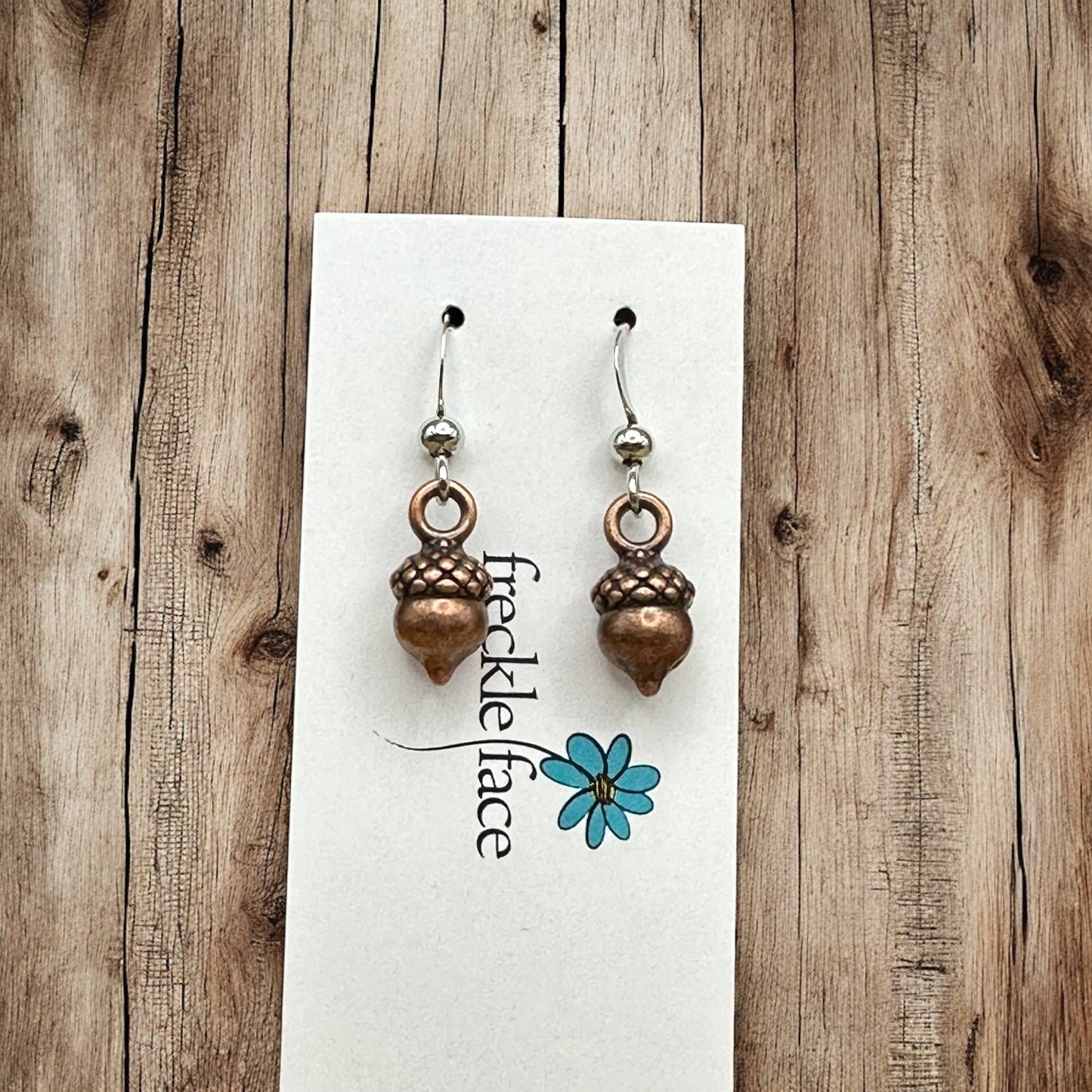 Simple Acorn Earrings – Minimalist Autumn-Inspired Earrings in Mixed Metals - Shopthatapp.ca