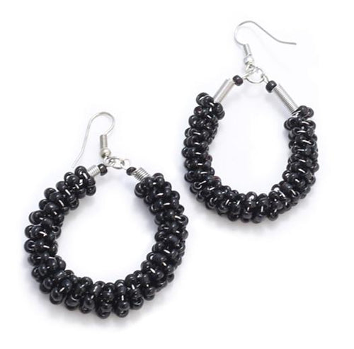 Beaded Loop Earrings - Shopthatapp.ca
