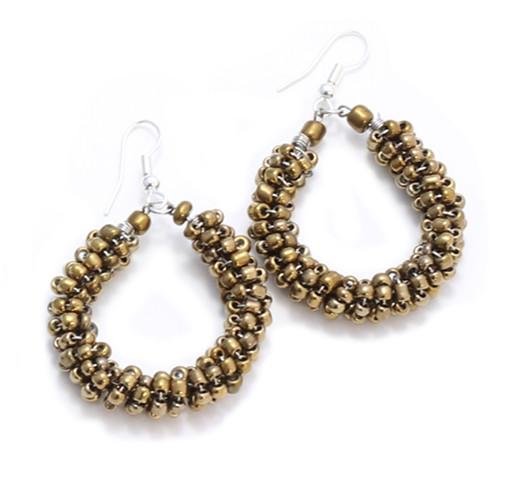 Beaded Loop Earrings - Shopthatapp.ca