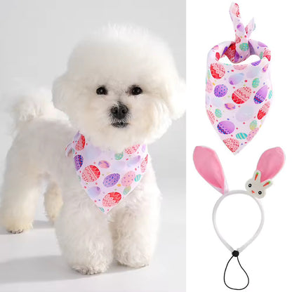 Easter Bunny Dog Outfit - Luxurious Festive Set for Your Pup - Shopthatapp.ca