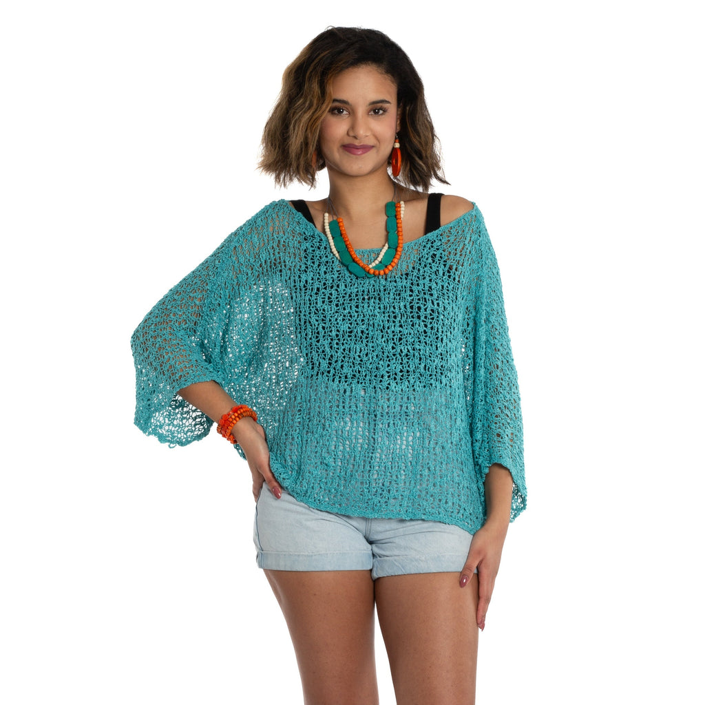 Short Sleeve Teal Top for Effortless Style and Comfort - Shopthatapp.ca