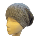 Simple Knit Hat With Tie Back - Shopthatapp.ca