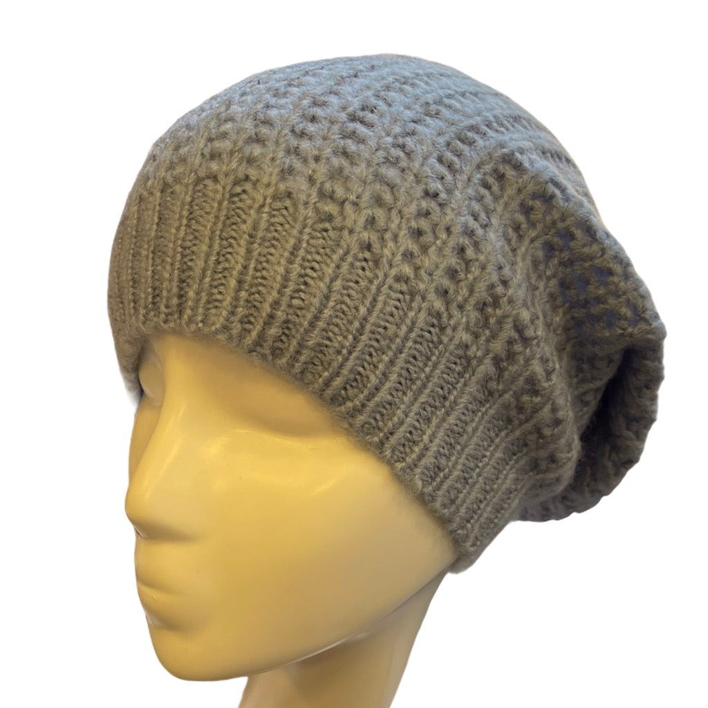 Simple Knit Hat With Tie Back - Shopthatapp.ca