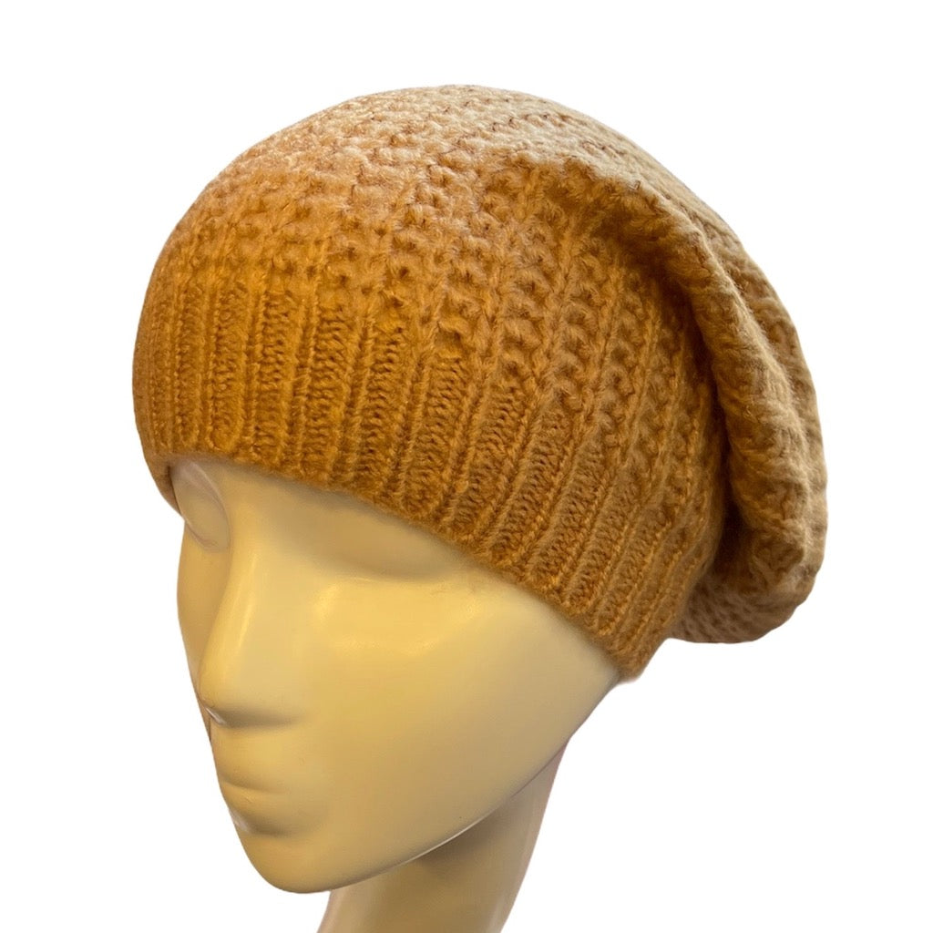 Simple Knit Hat With Tie Back - Shopthatapp.ca