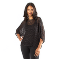 Popcorn Knit Top Charcoal - Cozy and Stylish Essential - Shopthatapp.ca