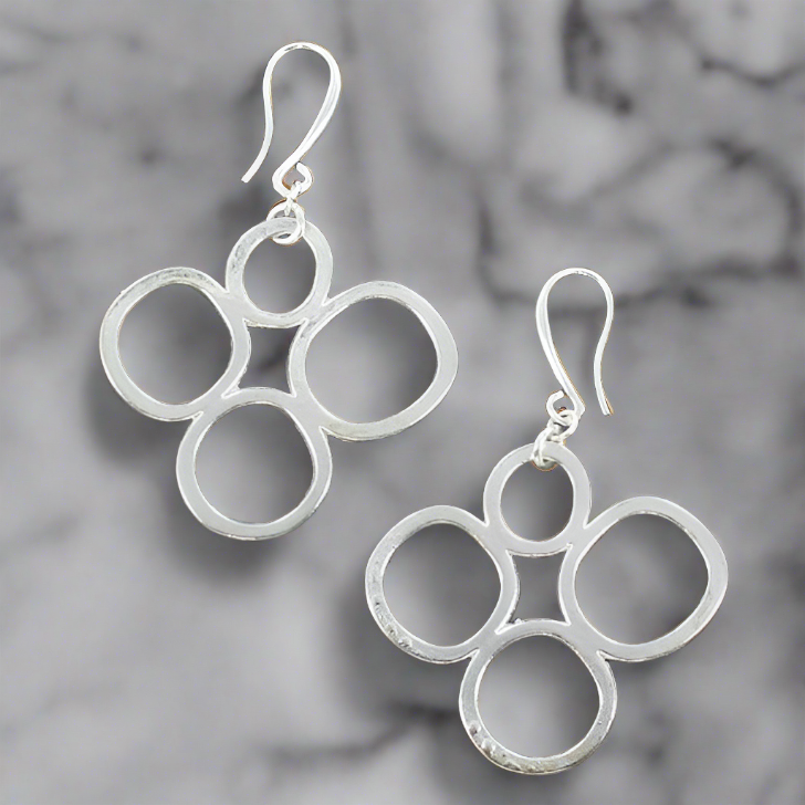 Bubble Earrings in Silver Plate – Elegant Silver Plate Bubble Earrings for Every Occasion - Shopthatapp.ca