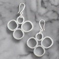 Bubble Earrings in Silver Plate – Elegant Silver Plate Bubble Earrings for Every Occasion - Shopthatapp.ca