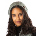 Grey Popcorn Knit Hat With Button - Shopthatapp.ca
