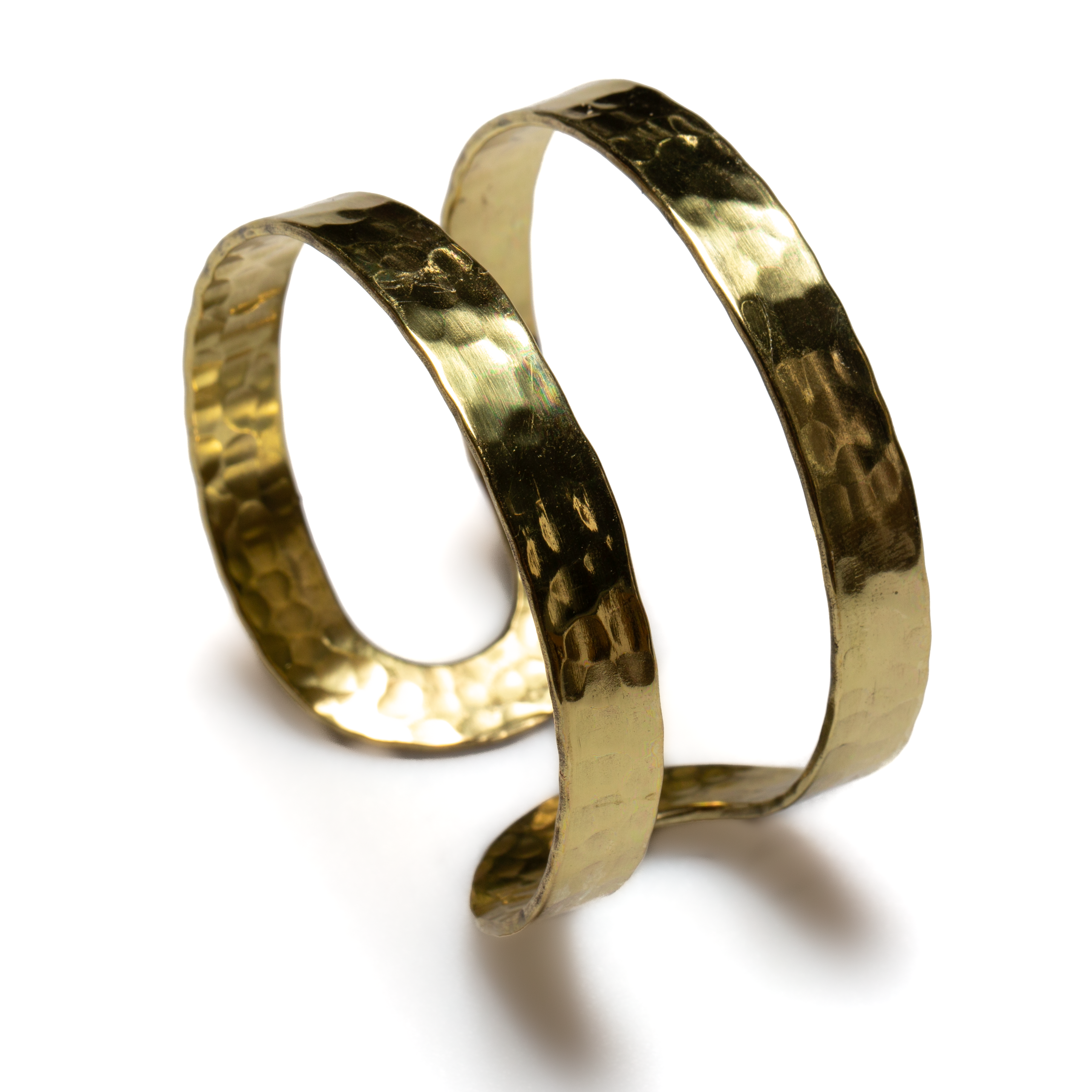Gold Double Bar Metal Cuff - Stylish and Elegant Jewelry - Shopthatapp.ca