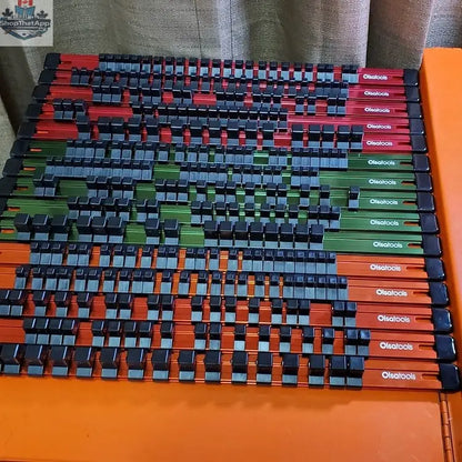 Aluminum Socket Organizer Rails With Rubber End Caps for 10 mm Socket Set - Shopthatapp.ca