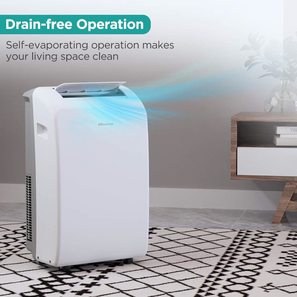 HISENSE 10,500 BTU (SACC 7,000 BTU) 300 SF 3-in-1 Portable Air Conditioner - Factory certified with Home Essentials Warranty - Shopthatapp.ca