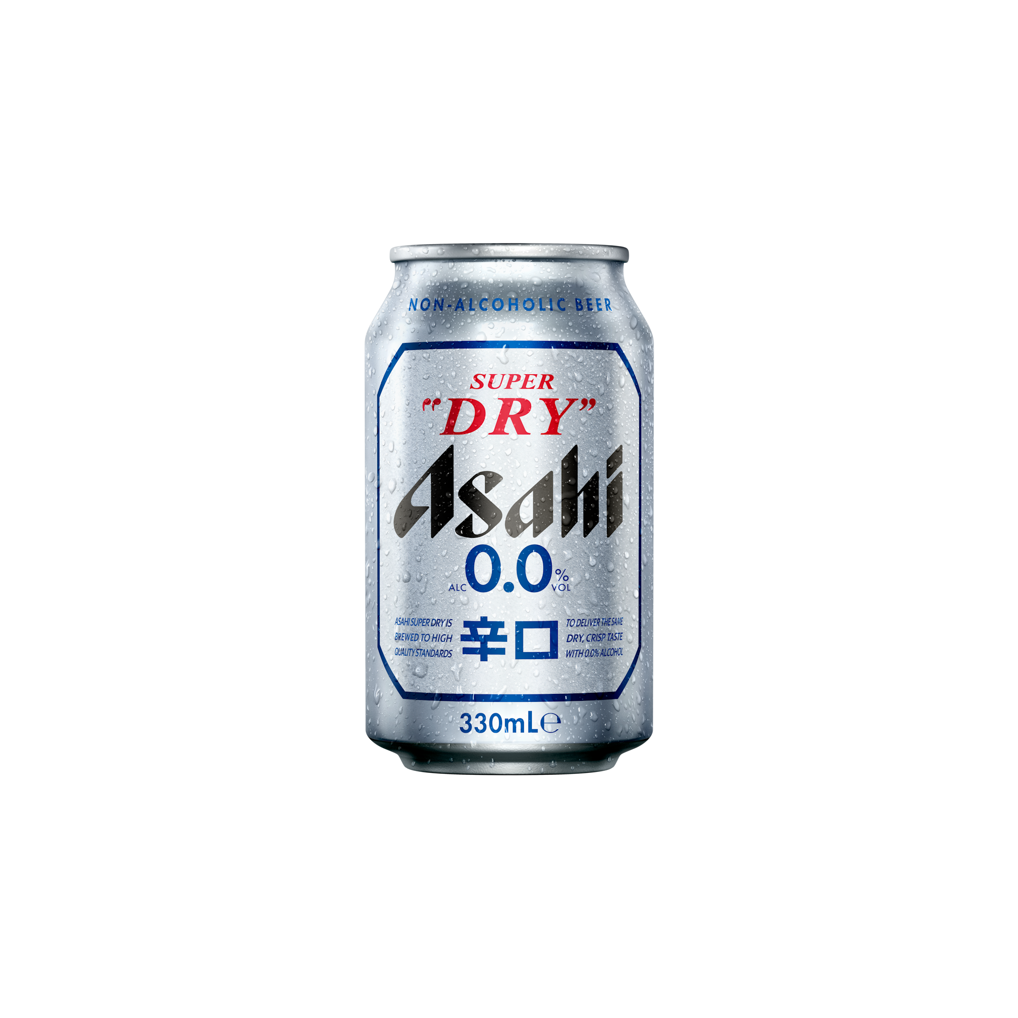 Asahi Super Dry Alcohol-Free Beer - Premium 0.0 Non-Alcoholic Brew