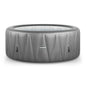 Zoppinh Wave Atlantic 4/6-person round inflatable hot tub with integrated heater, outdoor spa for relaxing soaks.