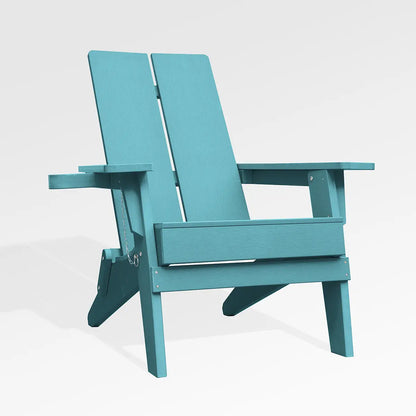 Enclover modern Adirondack folding chair with 2-panel design, showcasing a stylish and comfortable outdoor seating option.