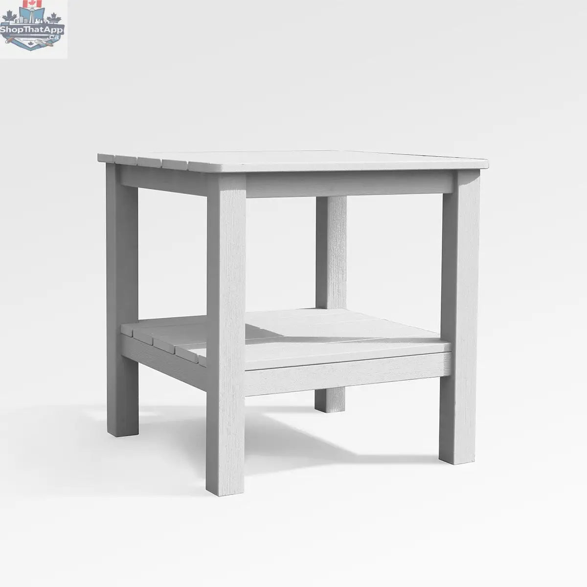 Modern Adirondack end table by Enclover featuring a stylish square design, ideal for outdoor spaces.