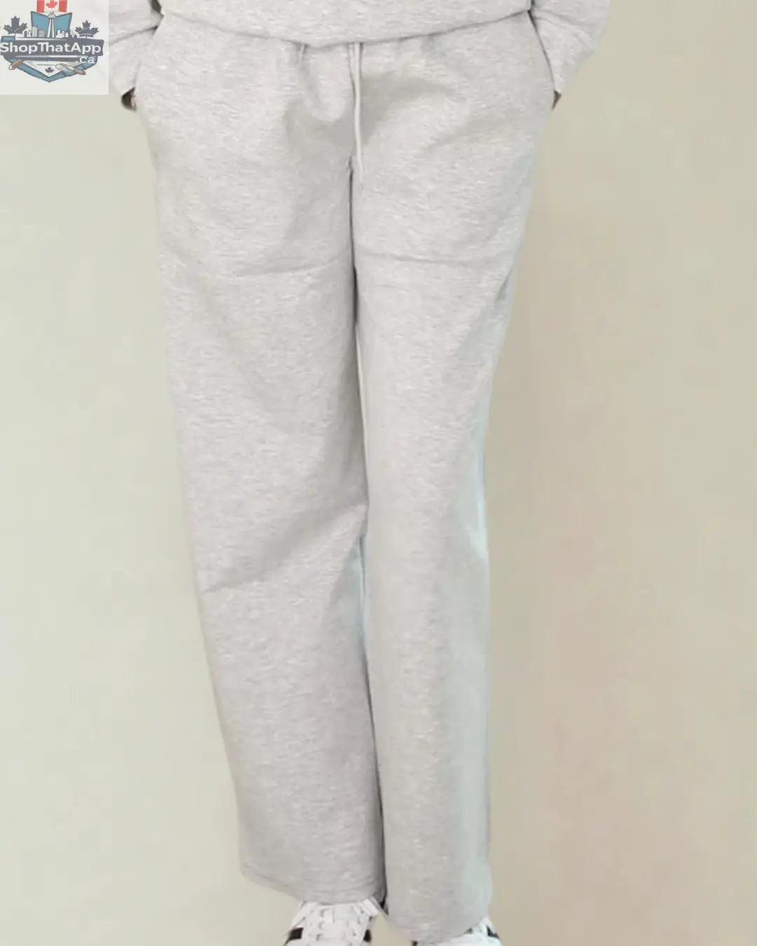 Adora Luxeflow - Everyday Wide Leg Pant In Heather Grey - Shopthatapp.ca