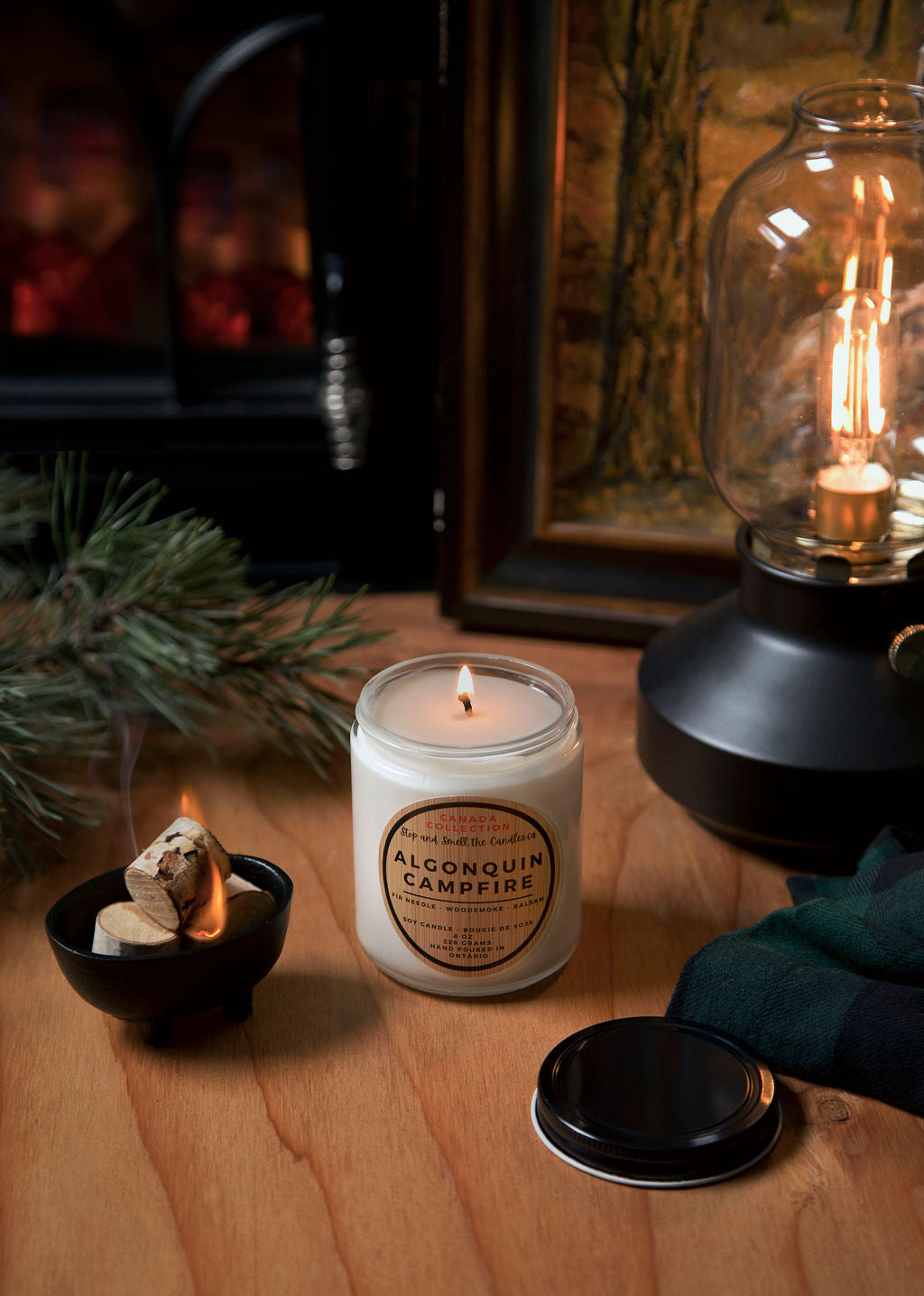 Algonquin Campfire Soy Candle - 8oz - Shopthatapp.ca