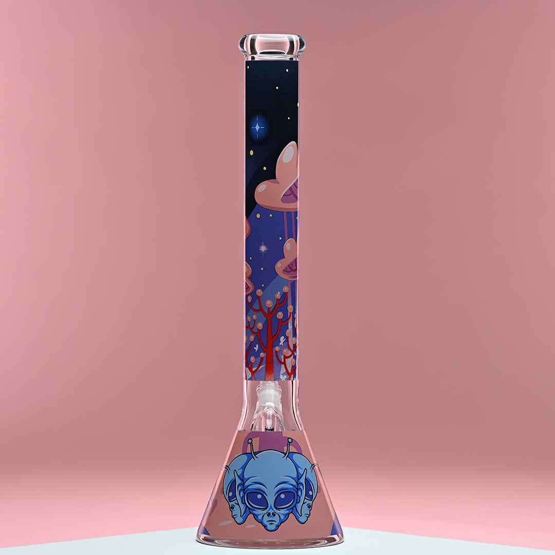 18" Alien Beaker Bong – 9mm Thick Glass