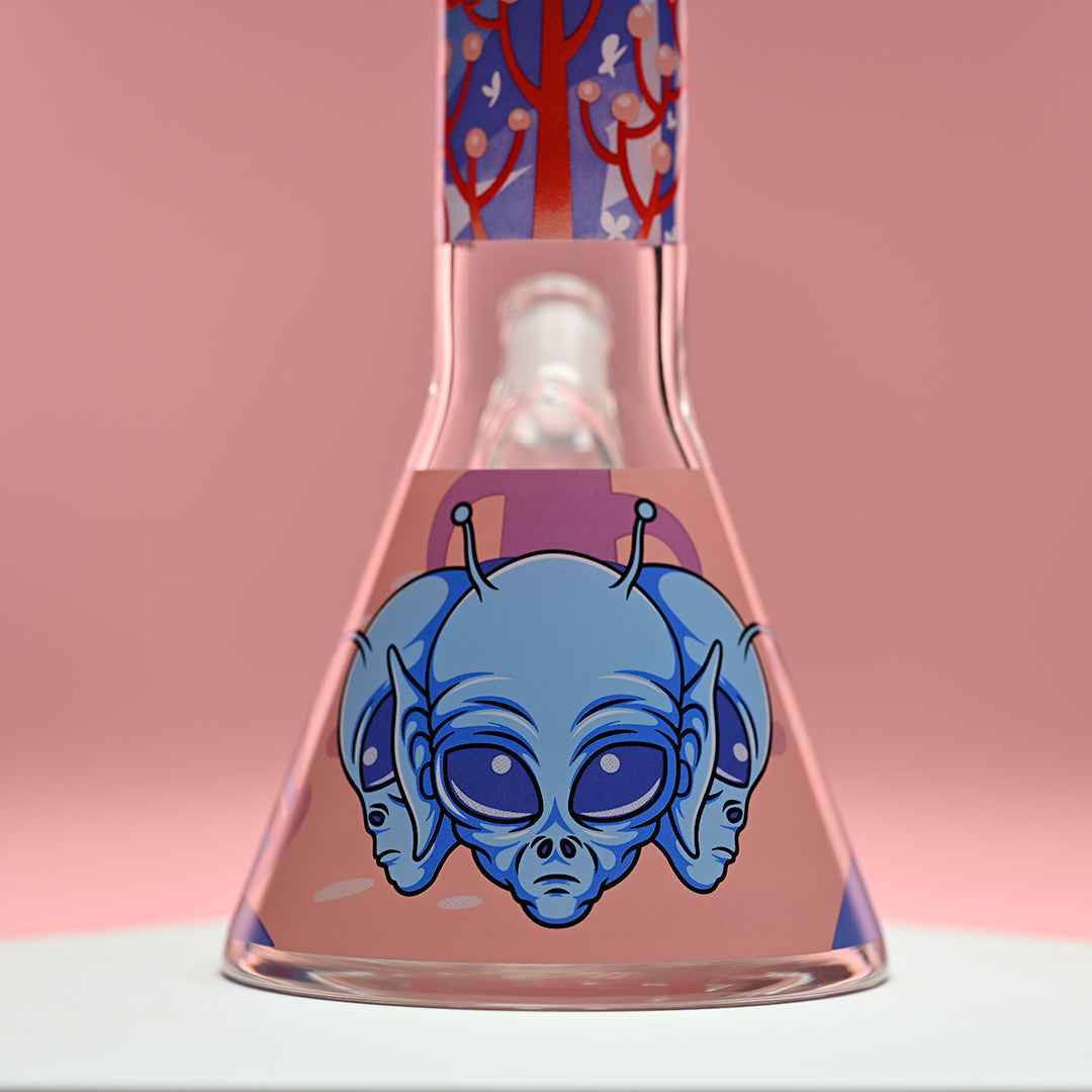 18" Alien Beaker Bong – 9mm Thick Glass