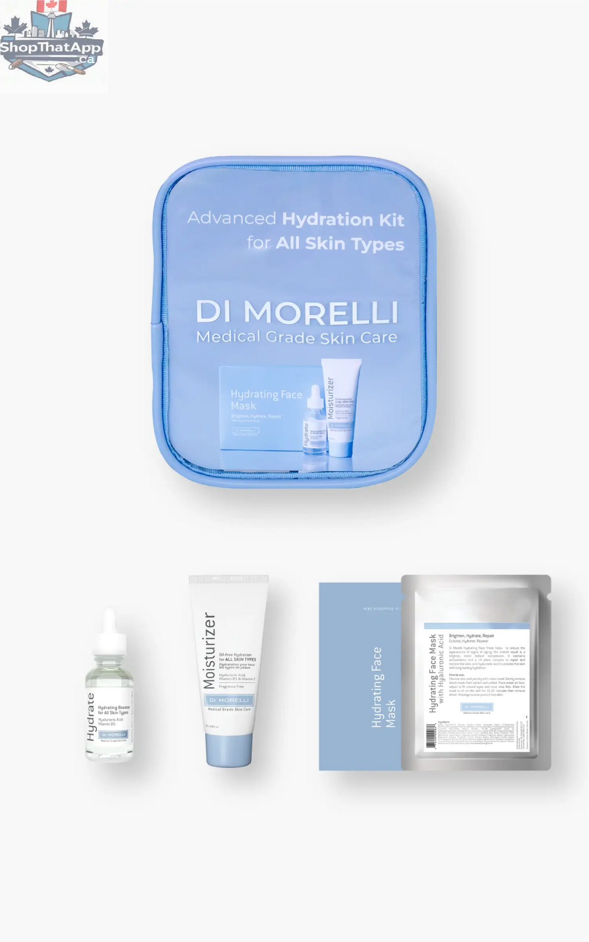 Advanced Hydration Kit for All Skin Types - With Bag - Shopthatapp.ca