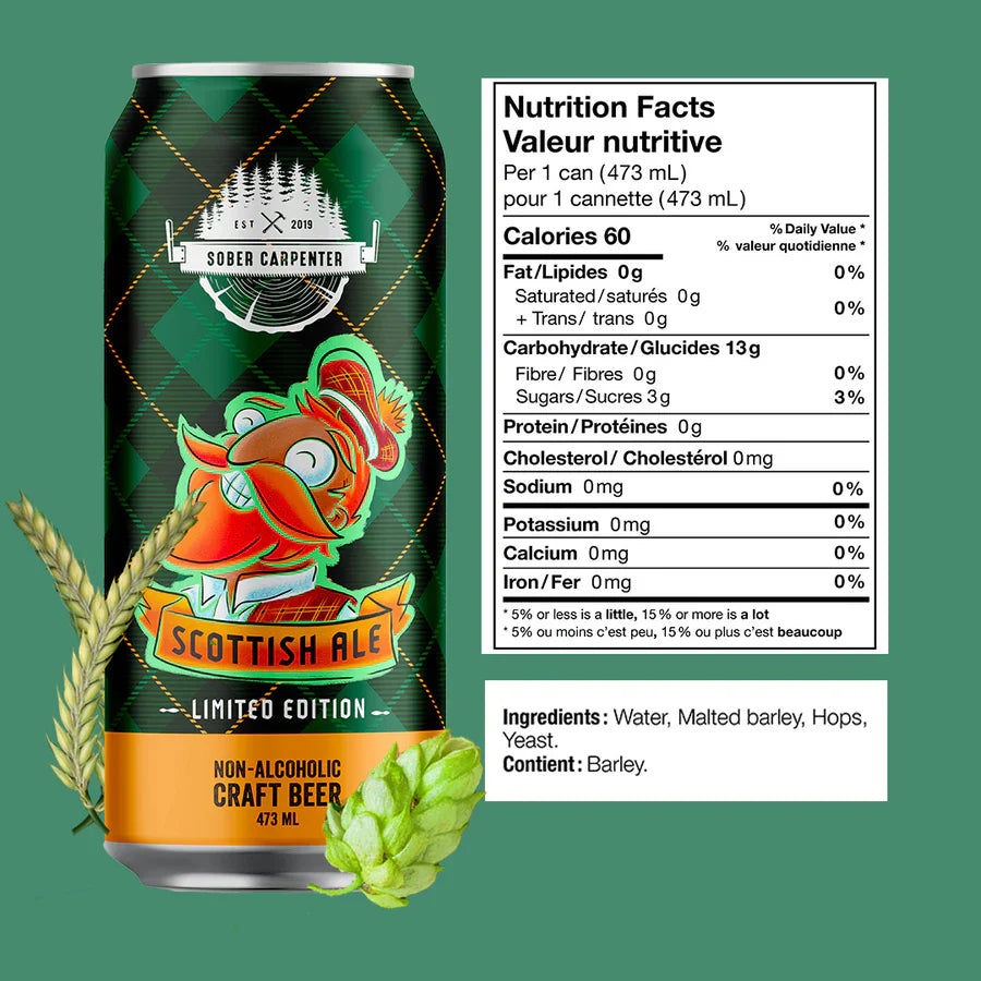 Sober Carpenter Scottish Ale Craft Beer - Rich Flavor and Authentic Taste