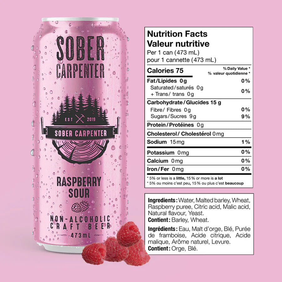 Sober Carpenter Raspberry Sour - Refreshing Craft Beer Experience