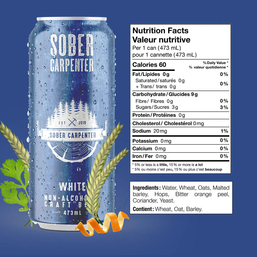 Sober Carpenter White Wheat Beer - Refreshing Craft Brew