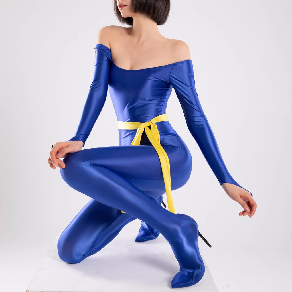 Anime Cat's Eye Cosplay Costume Spandex Full Bodysuit Jumpsuit - Shopthatapp.ca