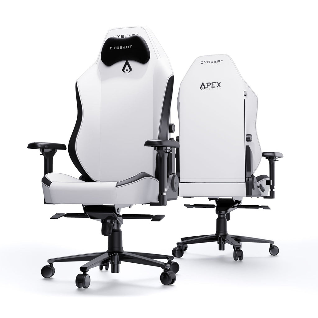 Apex Series Arctic White Gaming Chair - Ultimate Comfort and Style - Shopthatapp.ca