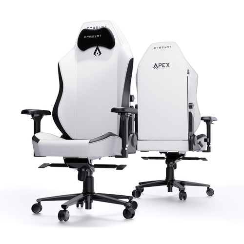 Apex Series Arctic White Gaming Chair - Ultimate Comfort and Style - Shopthatapp.ca