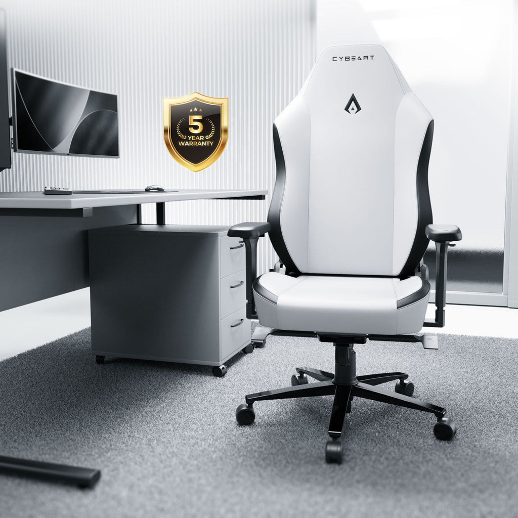 Apex Series Arctic White Gaming Chair - Ultimate Comfort and Style - Shopthatapp.ca