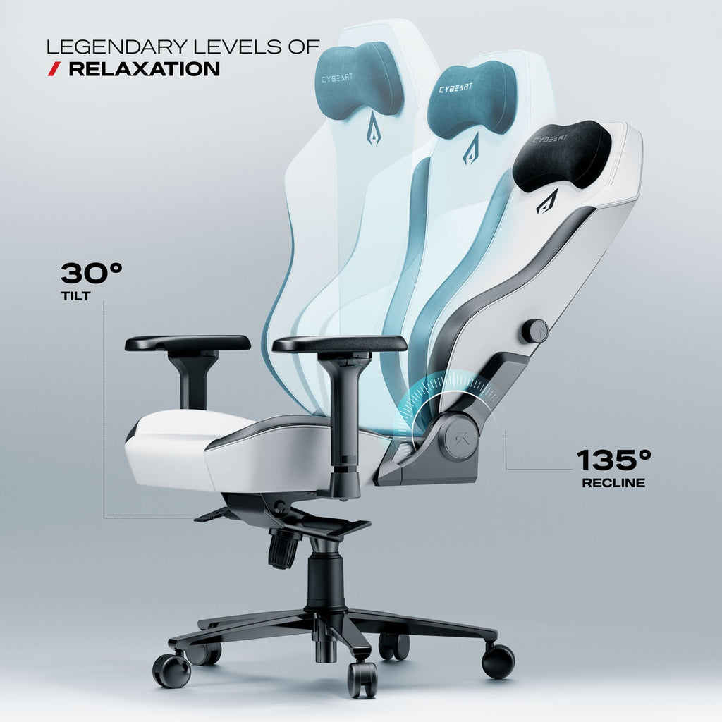 Apex Series Arctic White Gaming Chair - Ultimate Comfort and Style - Shopthatapp.ca