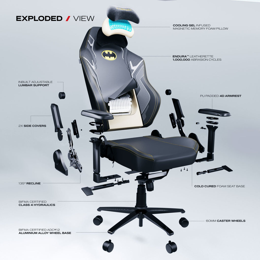Batman Gaming Chair - Ultimate Comfort and Style for Gamers - Shopthatapp.ca