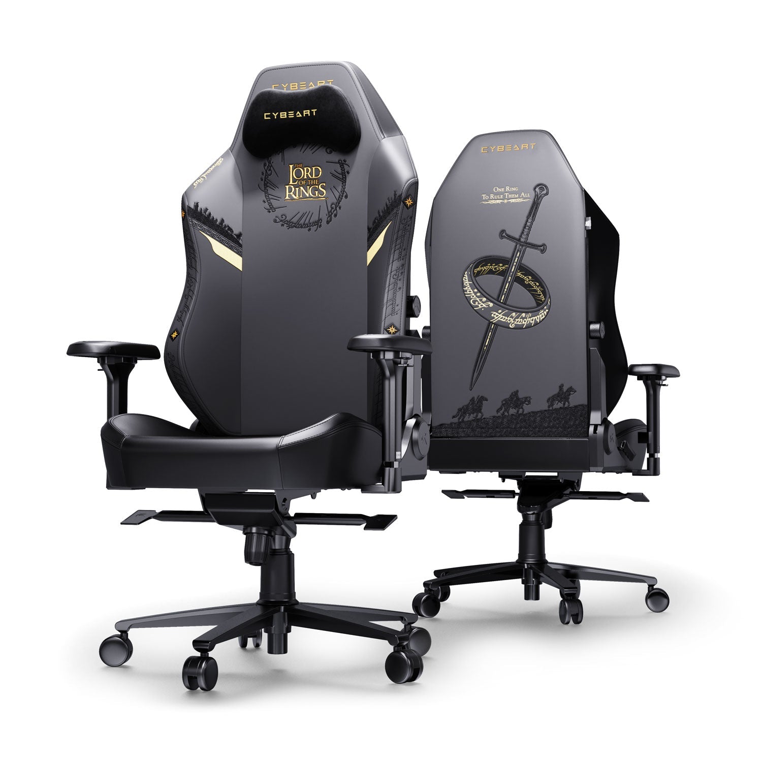 Lord of the Rings Gaming Chair - Black Edition - Shopthatapp.ca