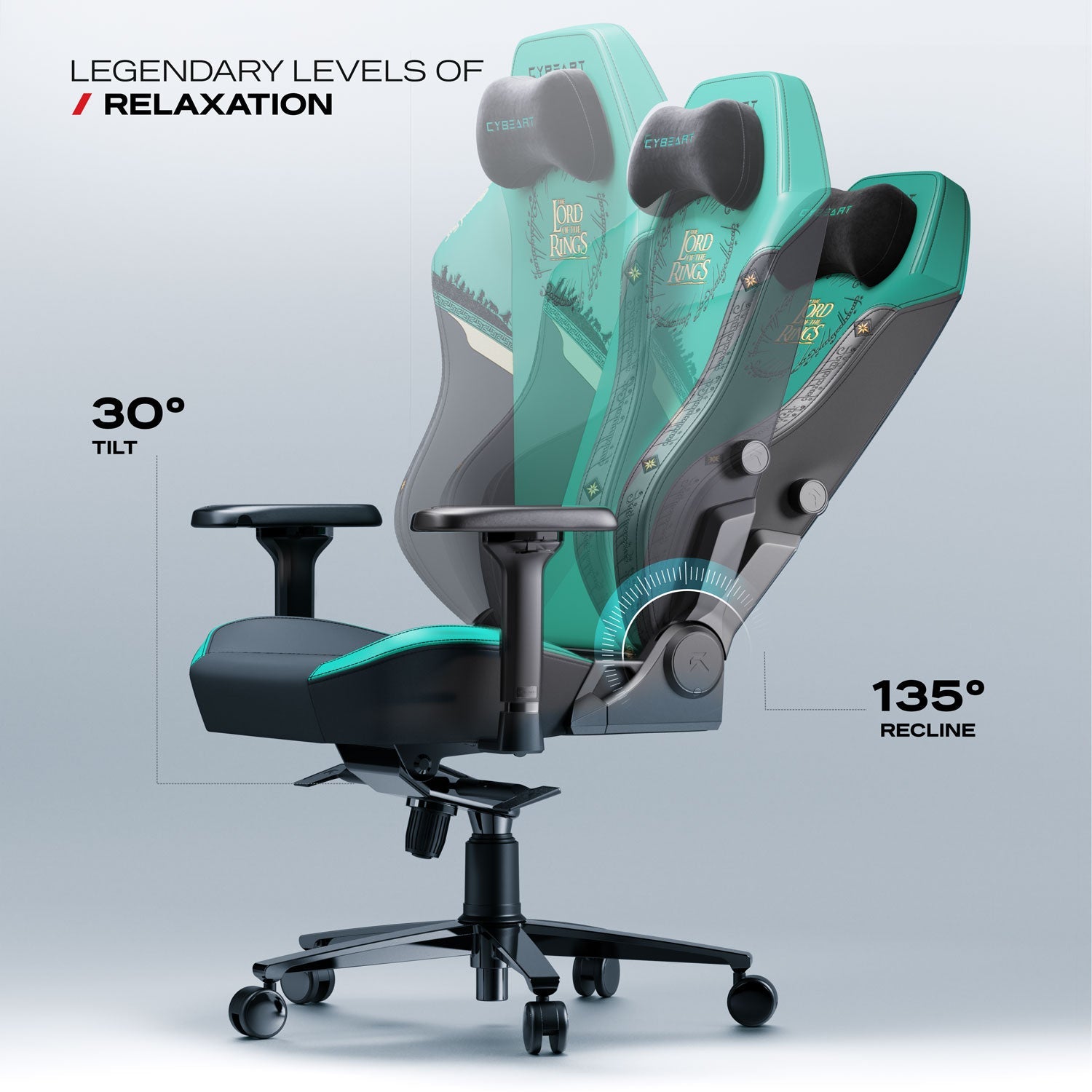 Lord of the Rings Gaming Chair for Ultimate Comfort and Support - Shopthatapp.ca