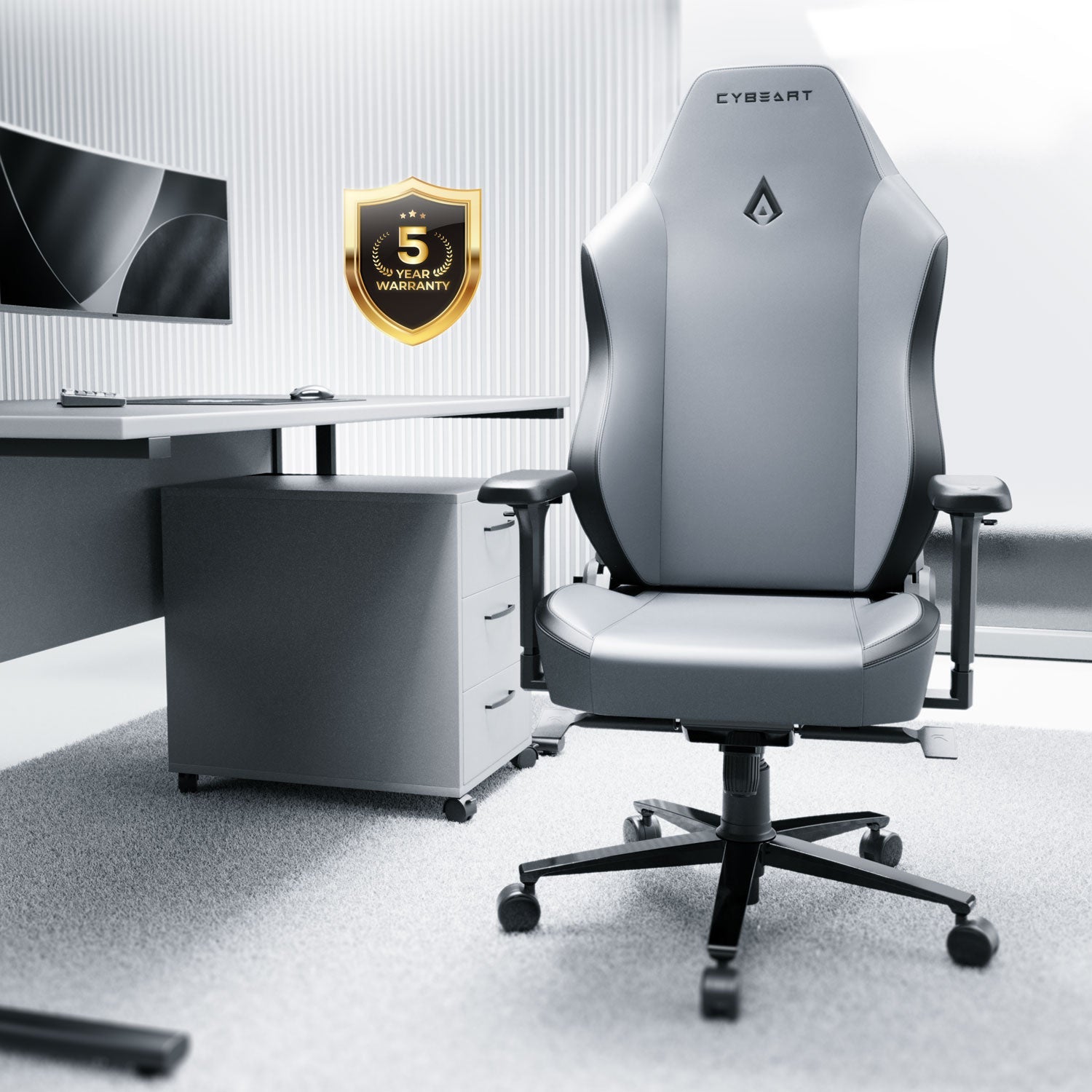 Apex Series X11 Gray Gaming Chair for Ultimate Comfort and Style - Shopthatapp.ca