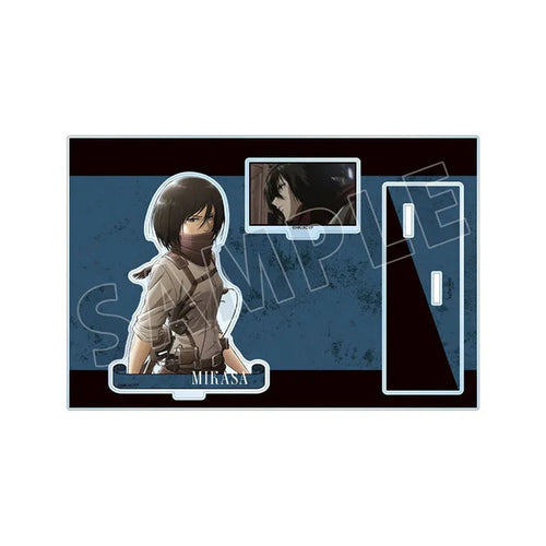 Attack on Titan Anime Merch - Mikasa Ackerman BIG Acrylic Stand w/Part - Www.Shopthatapp.ca