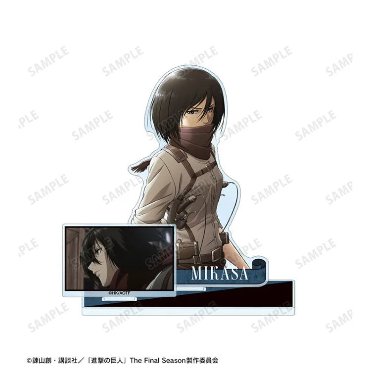 Attack on Titan Anime Merch - Mikasa Ackerman BIG Acrylic Stand w/Part - Www.Shopthatapp.ca