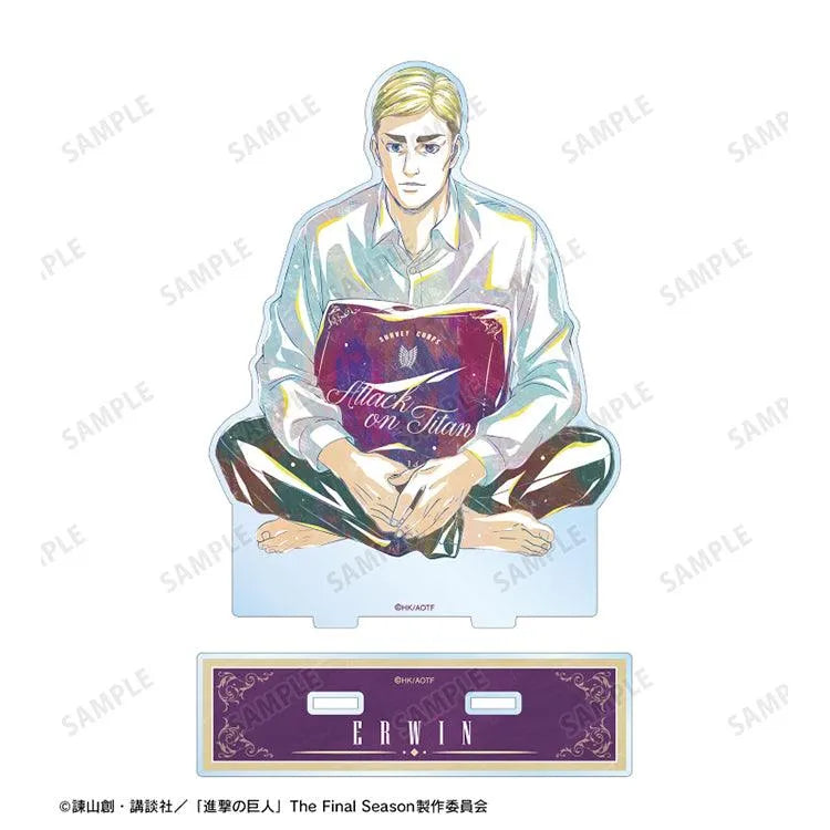 Attack on Titan Anime Merch - New Illustration Erwin Relax ver. Big Acrylic Stand - Www.Shopthatapp.ca